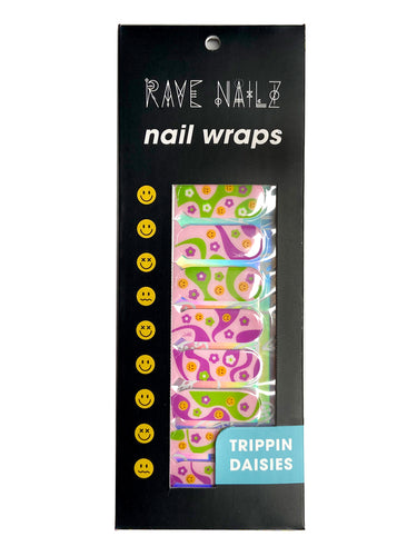 Trippin Daisies Nail Wraps